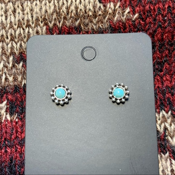 Forever 21 Jewelry - • FREE! Faux Turquoise Stud Earrings •